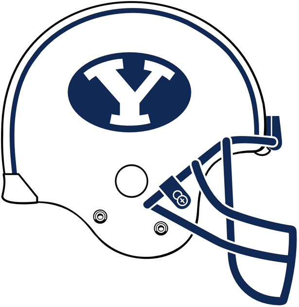 Brigham Young Cougars 2005-Pres Helmet Logo diy DTF decal sticker